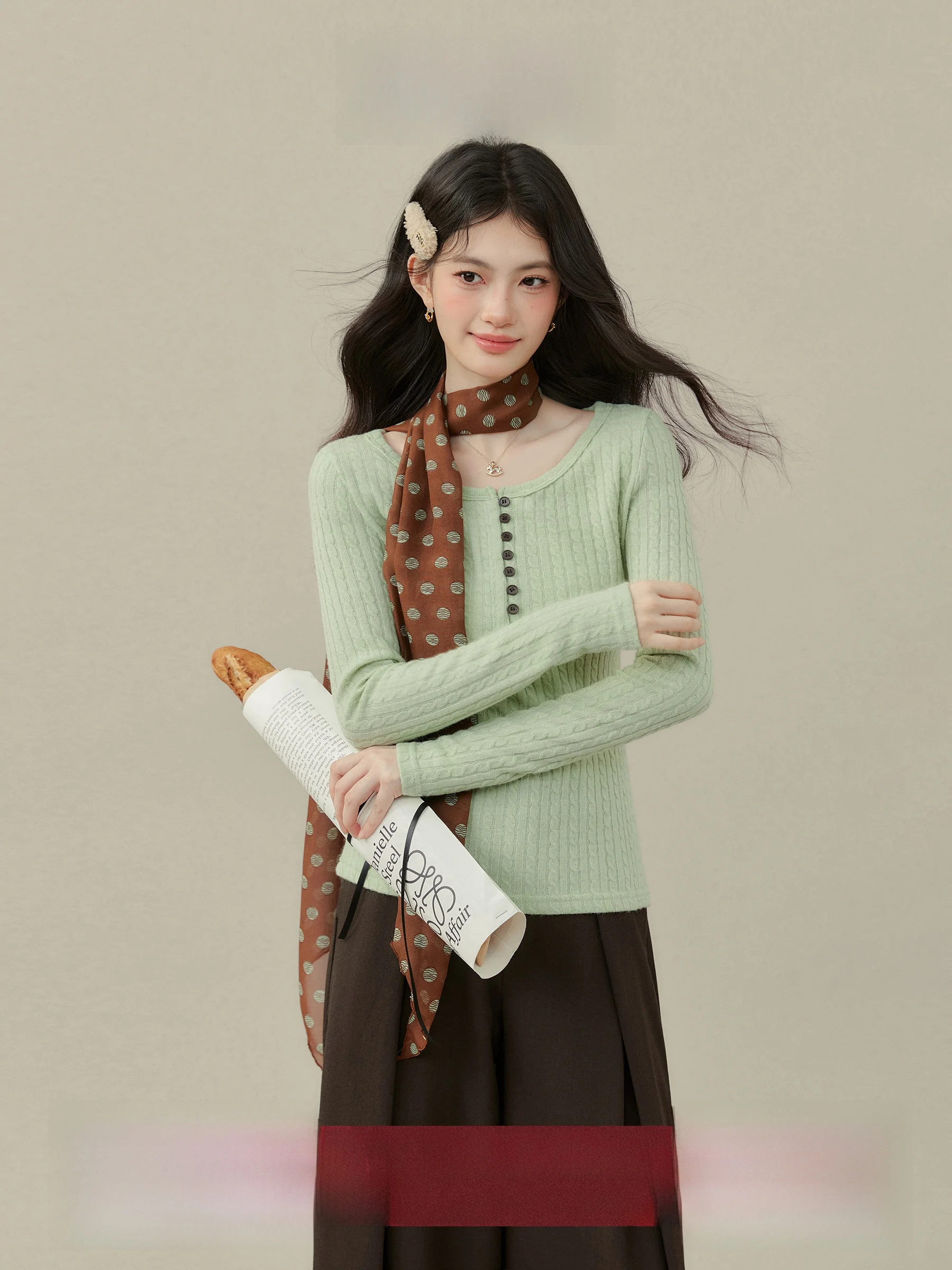 Long Sve T-irt Women's Slim Fit Inner Wear f Open Collar Button up Oxygen Warm Winter Mint een Top for Teen Girls
Long Sve T-irt Women's Slim Fit Inner Wear f Open Collar Button up Oxygen Warm Winter Mint een Top for Teen Girls