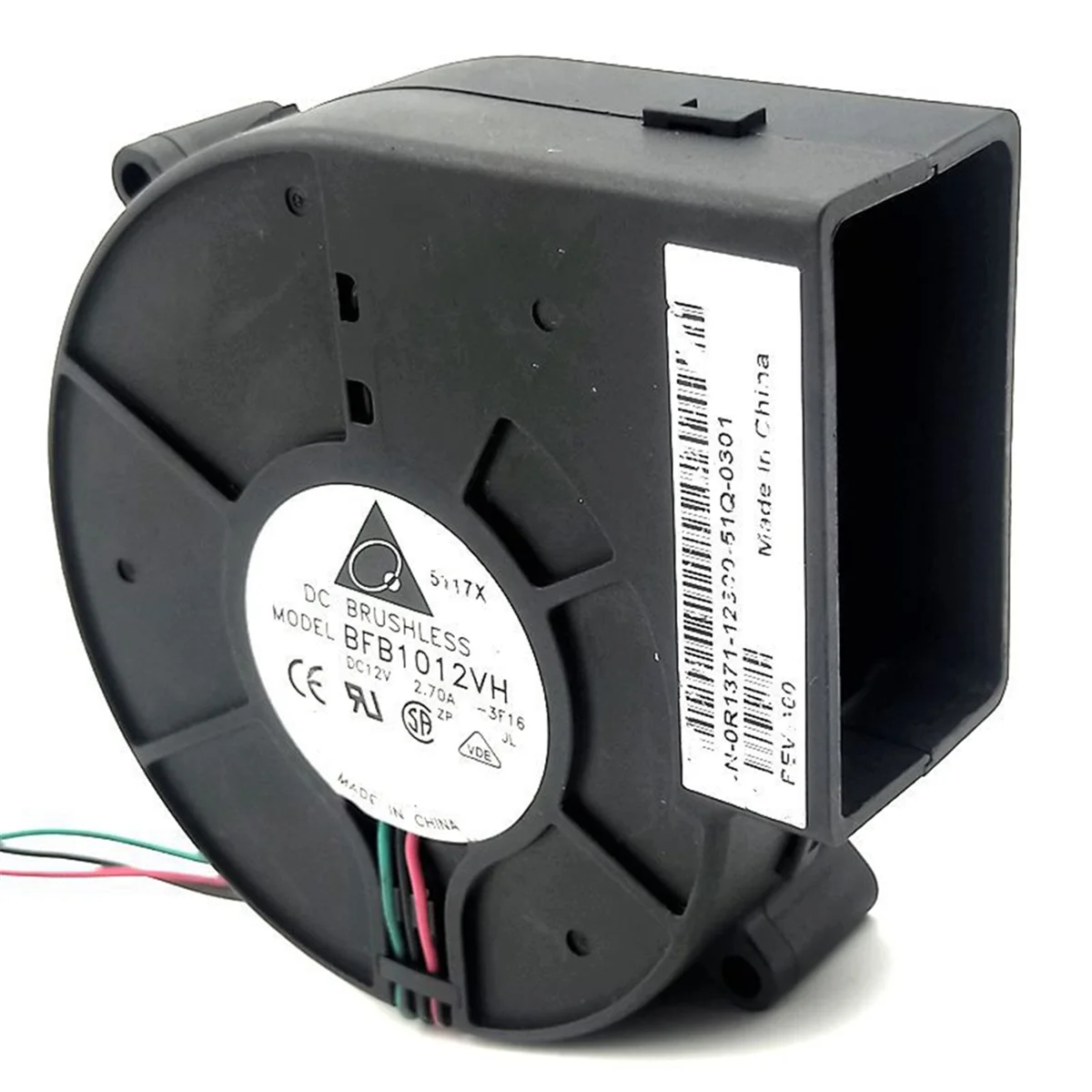 ABLG BFB1012VH Turbo Blower 12V Centrifugal Fan for Elevator Ventilation Motor Drives Heat Dissipation
ABLG BFB1012VH Turbo Blower 12V Centrifugal Fan for Elevator Ventilation Motor Drives Heat Dissipation