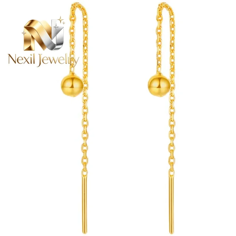 Nexil Jewelry Nexil Jewelry Real 18K Gold Bubble Tassel Earrings for Women Fine Jewelry Au750 Rose Gold Bead Ball Earrings Li
Nexil Jewelry Nexil Jewelry Real 18K Gold Bubble Tassel Earrings for Women Fine Jewelry Au750 Rose Gold Bead Ball Earrings Li