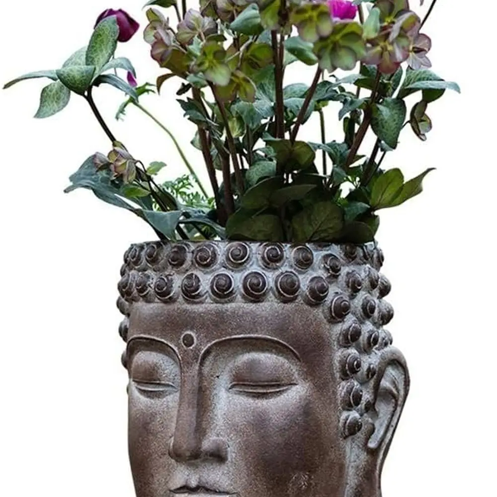 16.9 Tall Buddha Statue Planter Pots, Unique Outdoor Large Planters, 35x35x43cm
16.9 Tall Buddha Statue Planter Pots, Unique Outdoor Large Planters, 35x35x43cm