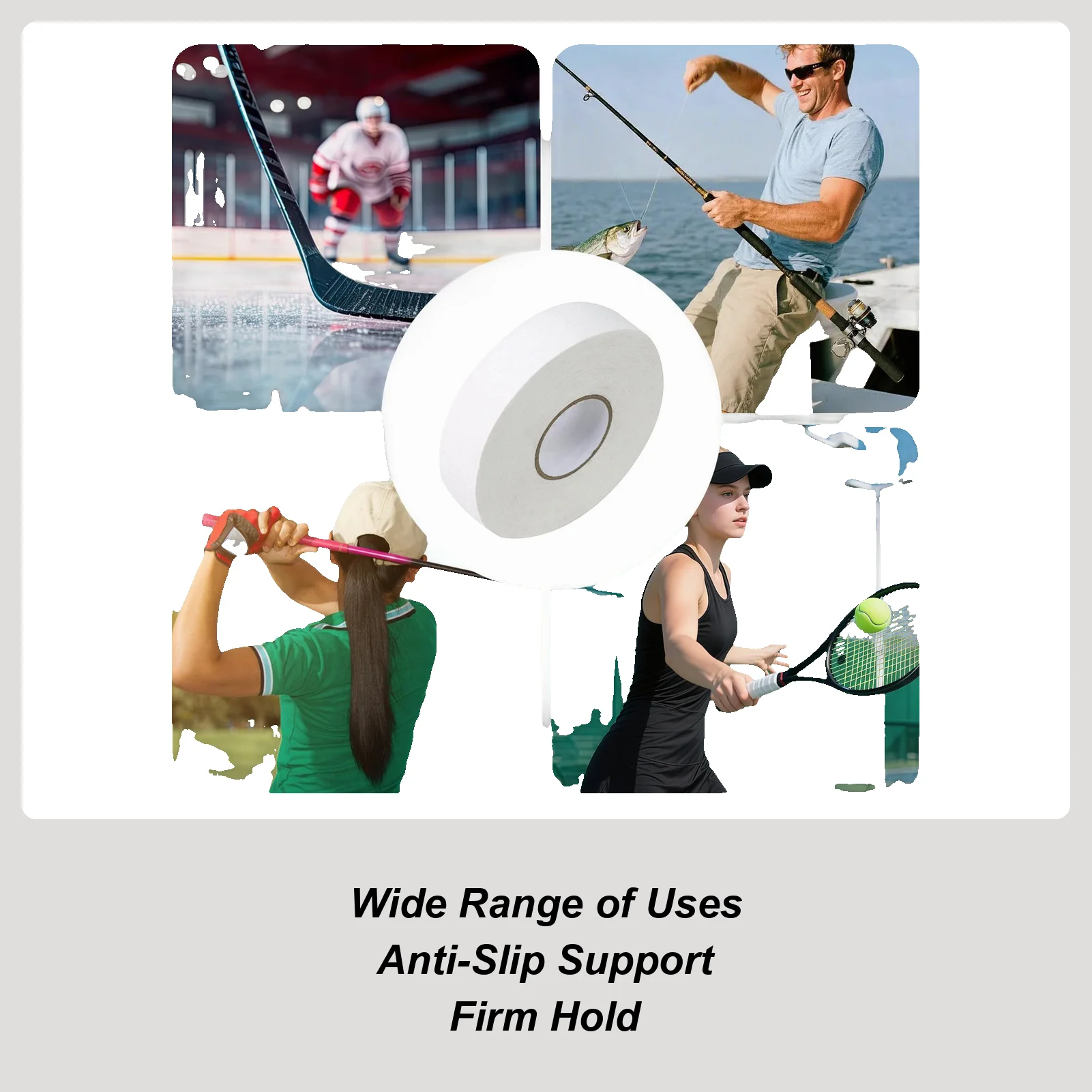 Hockey Tape 1 Inch X 82 Ft Stick Wrap Waterproof Anti-Slip Bat Grip Tape For Hockey Sticks Baseball Bats Golf Clubs Tennis
Hockey Tape 1 Inch X 82 Ft Stick Wrap Waterproof Anti-Slip Bat Grip Tape For Hockey Sticks Baseball Bats Golf Clubs Tennis