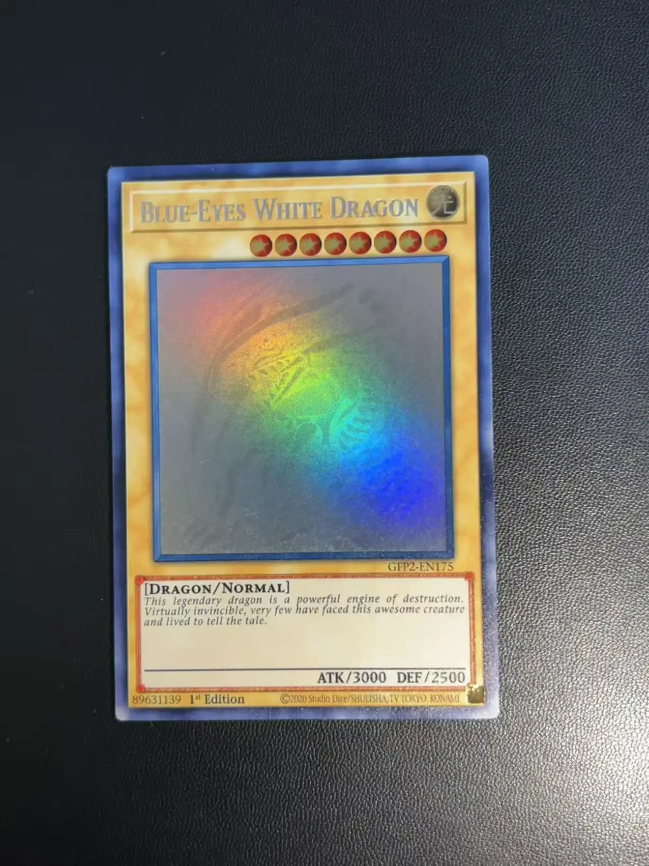 Yu-Gi-Oh!Ghosts From the Past: The 2nd Haunting Blue-Eyes White Dragon GFP2-EN175 HR TCG DIY Customize Game Card (Not Original)
Yu-Gi-Oh!Ghosts From the Past: The 2nd Haunting Blue-Eyes White Dragon GFP2-EN175 HR TCG DIY Customize Game Card (Not Original)
