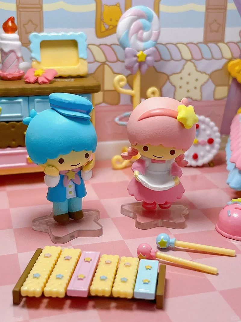 In Stock Re-Ment Sanrio Little Twin Starspastel Sweets Room Kiki & Lala Miniature Scene Collectibles Desktop Ornaments Gifts
In Stock Re-Ment Sanrio Little Twin Starspastel Sweets Room Kiki & Lala Miniature Scene Collectibles Desktop Ornaments Gifts