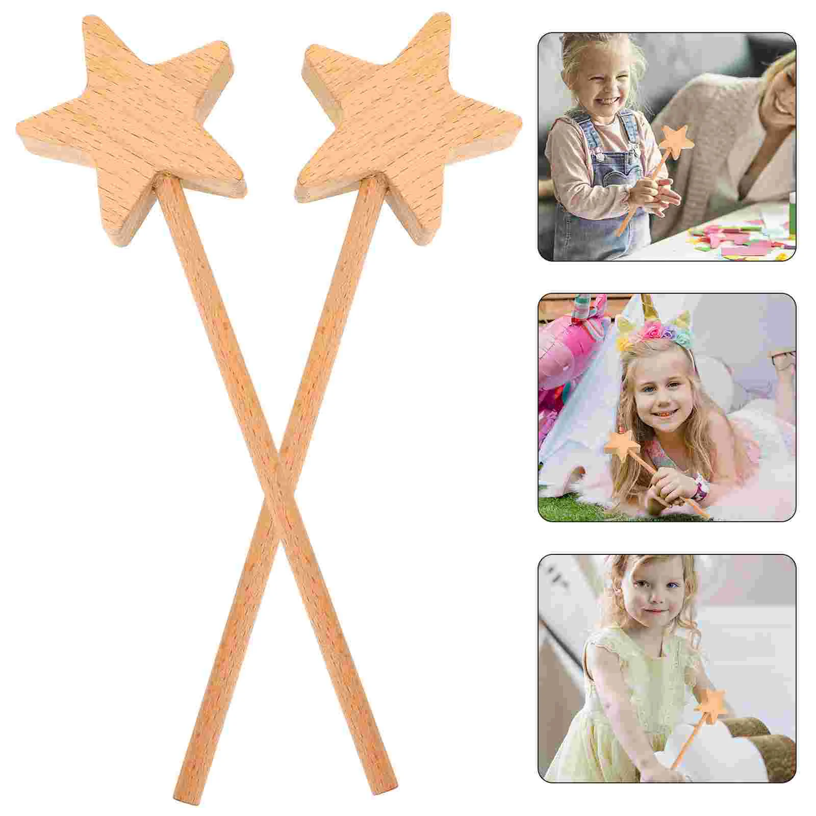 2 Pcs Holiday Decorations Butterflies Fairy Wand Unfinished for DIY Wooden Girls Toys Blank Moon Unpainted Crown
2 Pcs Holiday Decorations Butterflies Fairy Wand Unfinished for DIY Wooden Girls Toys Blank Moon Unpainted Crown