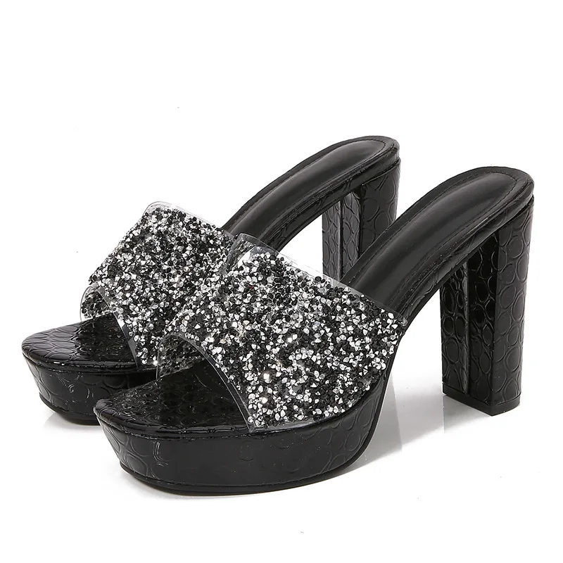 Summer High Heeled Sandals Women's Bohemian Rhinestone Jewel Open-toe Stiletto Slippers Luxury Party Shoes
Summer High Heeled Sandals Women's Bohemian Rhinestone Jewel Open-toe Stiletto Slippers Luxury Party Shoes