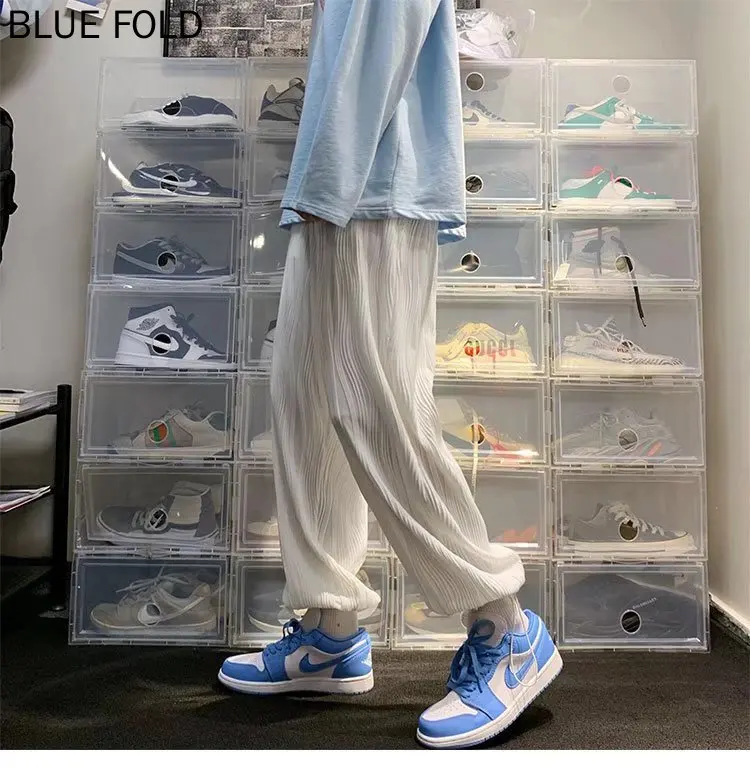 Men's Drawstring Trousers, Loose Straight Pencil Pants, Lazy Drape, Casual Fashion, Spring
Men's Drawstring Trousers, Loose Straight Pencil Pants, Lazy Drape, Casual Fashion, Spring