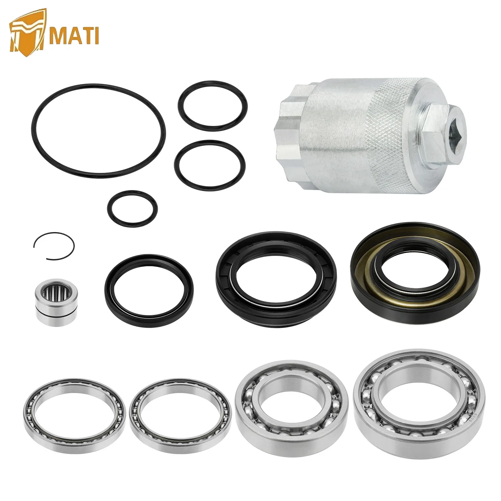 MATI Fit for Honda Rancher 420 Rear Differential Bearings Seals & Wrench Tool Kit 2007-2013
MATI Fit for Honda Rancher 420 Rear Differential Bearings Seals & Wrench Tool Kit 2007-2013