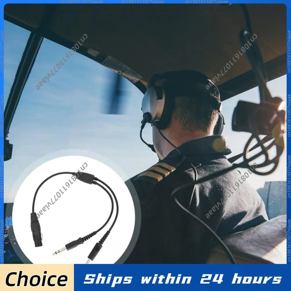 Airbus XLR To GA Dual Plug 5 Pin Aircraft Headphone Connector Cable 5 Pin XLR To GA Twin Plugs Cable for Aviation Communication
Airbus XLR To GA Dual Plug 5 Pin Aircraft Headphone Connector Cable 5 Pin XLR To GA Twin Plugs Cable for Aviation Communication