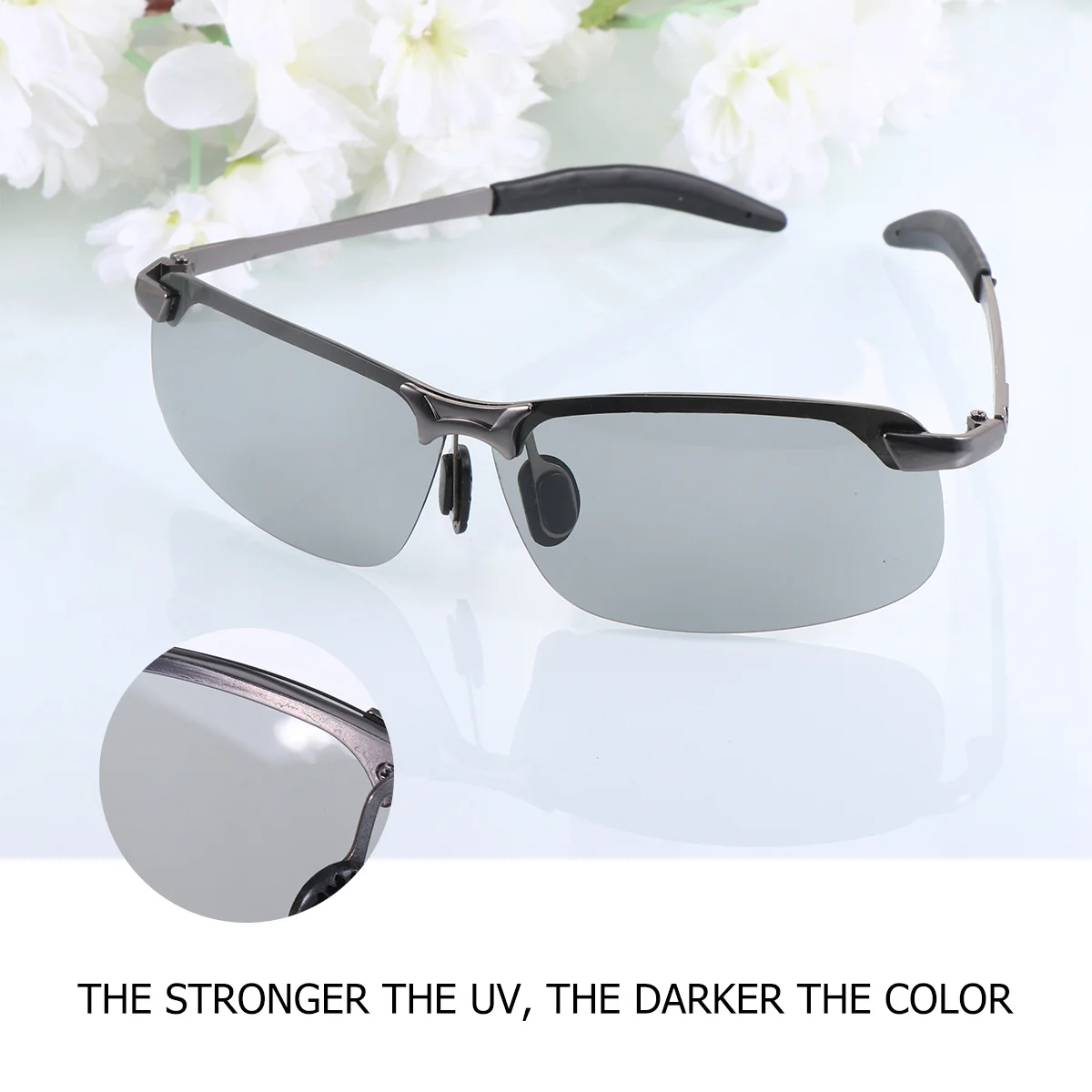 Color Changing Polarized Sunglasses for Men Black Frame Night Driving Riding Outdoor Uv Protection Anti-Glare Silicone Stainless
Color Changing Polarized Sunglasses for Men Black Frame Night Driving Riding Outdoor Uv Protection Anti-Glare Silicone Stainless
