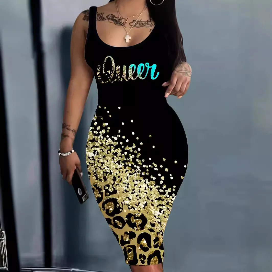 Women's Mini Dresses Leopard Print Sexy U-neck Sleeveless Bodycon 2025 Spring Summer Fashion Casual Resort Party Slim Robe Femme
Women's Mini Dresses Leopard Print Sexy U-neck Sleeveless Bodycon 2025 Spring Summer Fashion Casual Resort Party Slim Robe Femme