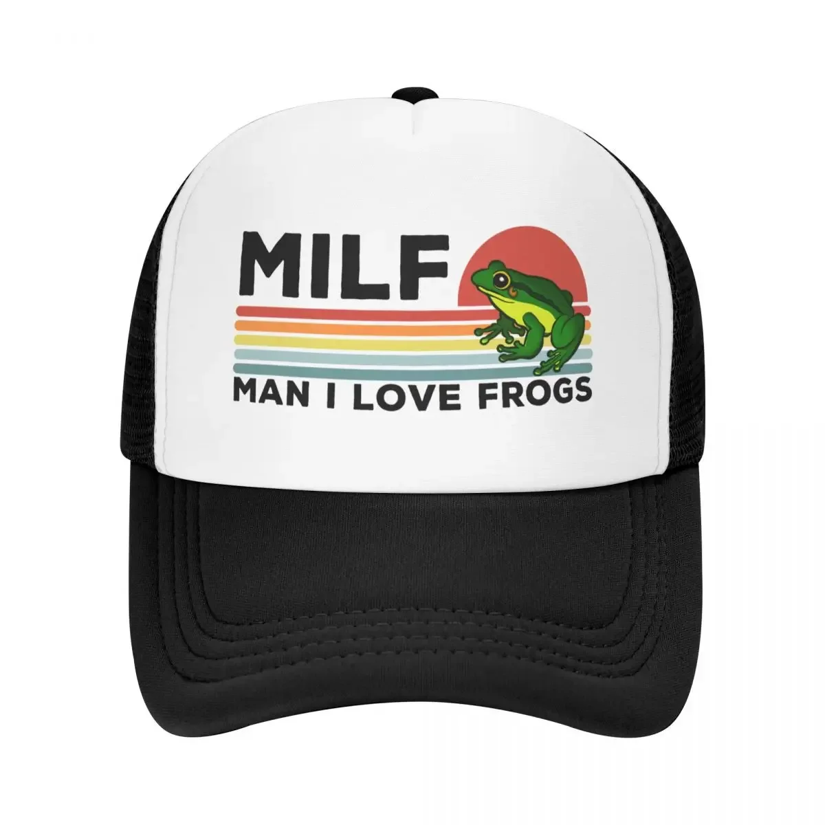 Бейсбольная кепка Milf Man I Love Frogs для мужчин и женщин, дышащая шляпа дальнобойщика, спортивные кепки Snapback
Бейсбольная кепка Milf Man I Love Frogs для мужчин и женщин, дышащая шляпа дальнобойщика, спортивные кепки Snapback