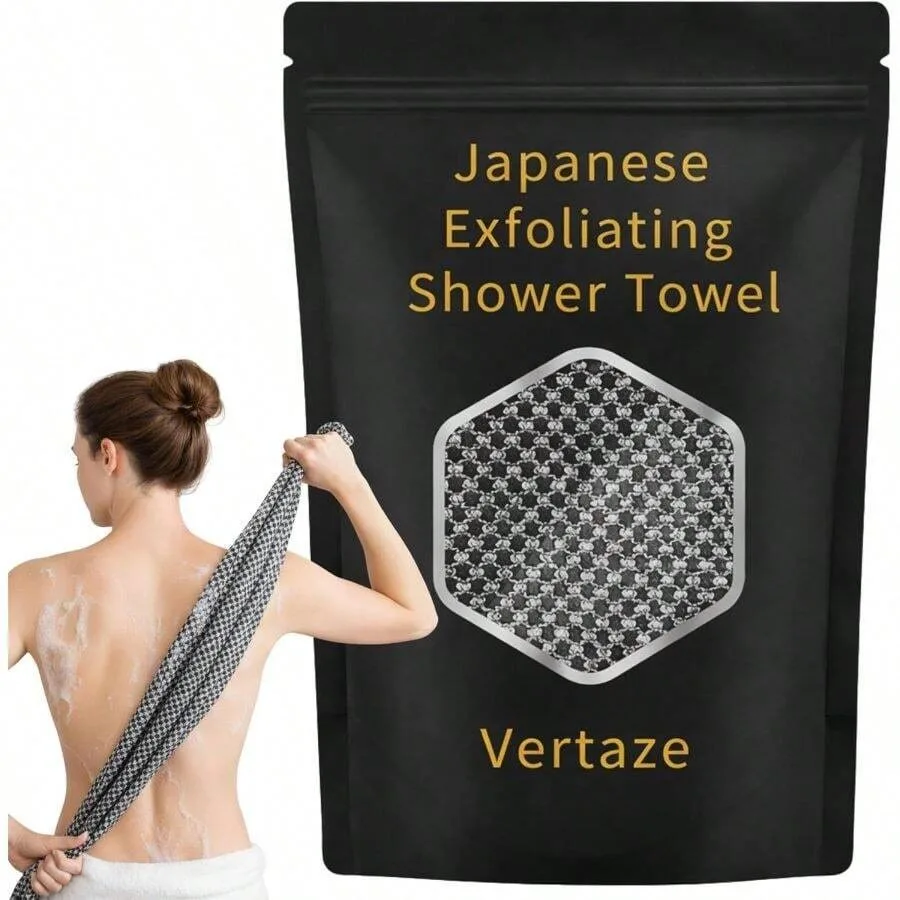 Premium Japanese Exfoliating Shower Towel, Carbon Fiber Rough Body Scrubber, Long Back Washcloth Men And Women, 2-In-1 Face And
Premium Japanese Exfoliating Shower Towel, Carbon Fiber Rough Body Scrubber, Long Back Washcloth Men And Women, 2-In-1 Face And