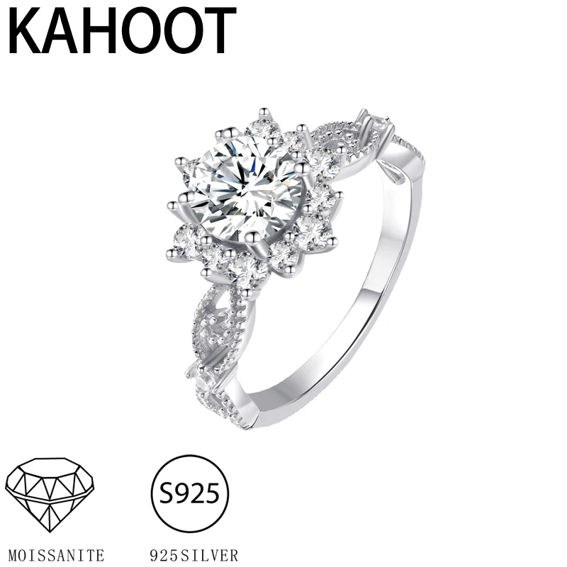Кольцо со снежинкой из серебра 925 пробы, 1 карат, с муассанитом, идеально подходит для Рождества и зимы, поставляется в подарочной упаковке около 2,3 г.
Кольцо со снежинкой из серебра 925 пробы, 1 карат, с муассанитом, идеально подходит для Рождества и зимы, поставляется в подарочной упаковке около 2,3 г.