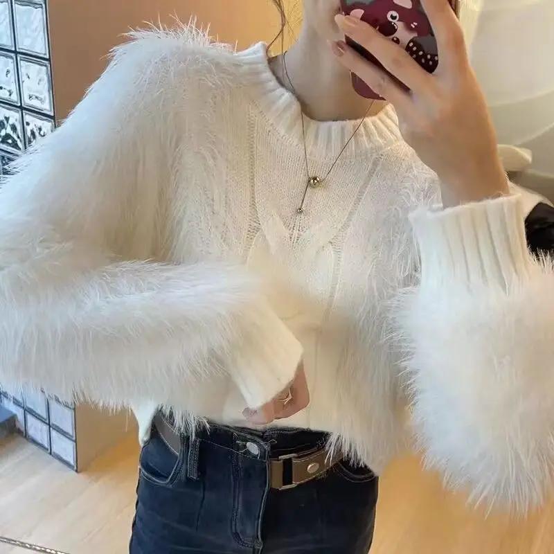 Fashionable pullover sweater female design sense of foreign autumn and winter 2023 casual o neck long sleeve sweater pullover
Fashionable pullover sweater female design sense of foreign autumn and winter 2023 casual o neck long sleeve sweater pullover