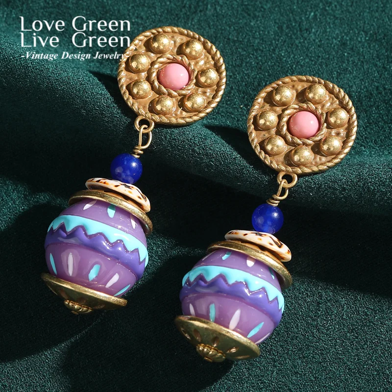 Antique Jewelry Glaze Colorful Drop Vintage Earring Gold Color Luxury Designer Quality Gifts For Woman Accessories Christmas
Antique Jewelry Glaze Colorful Drop Vintage Earring Gold Color Luxury Designer Quality Gifts For Woman Accessories Christmas