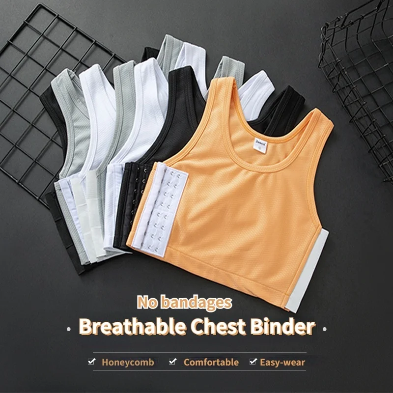 Chest Binder Short Buckle Breathable Breast Binder Janest Comfortable Non Bandage Sport Bra
Chest Binder Short Buckle Breathable Breast Binder Janest Comfortable Non Bandage Sport Bra