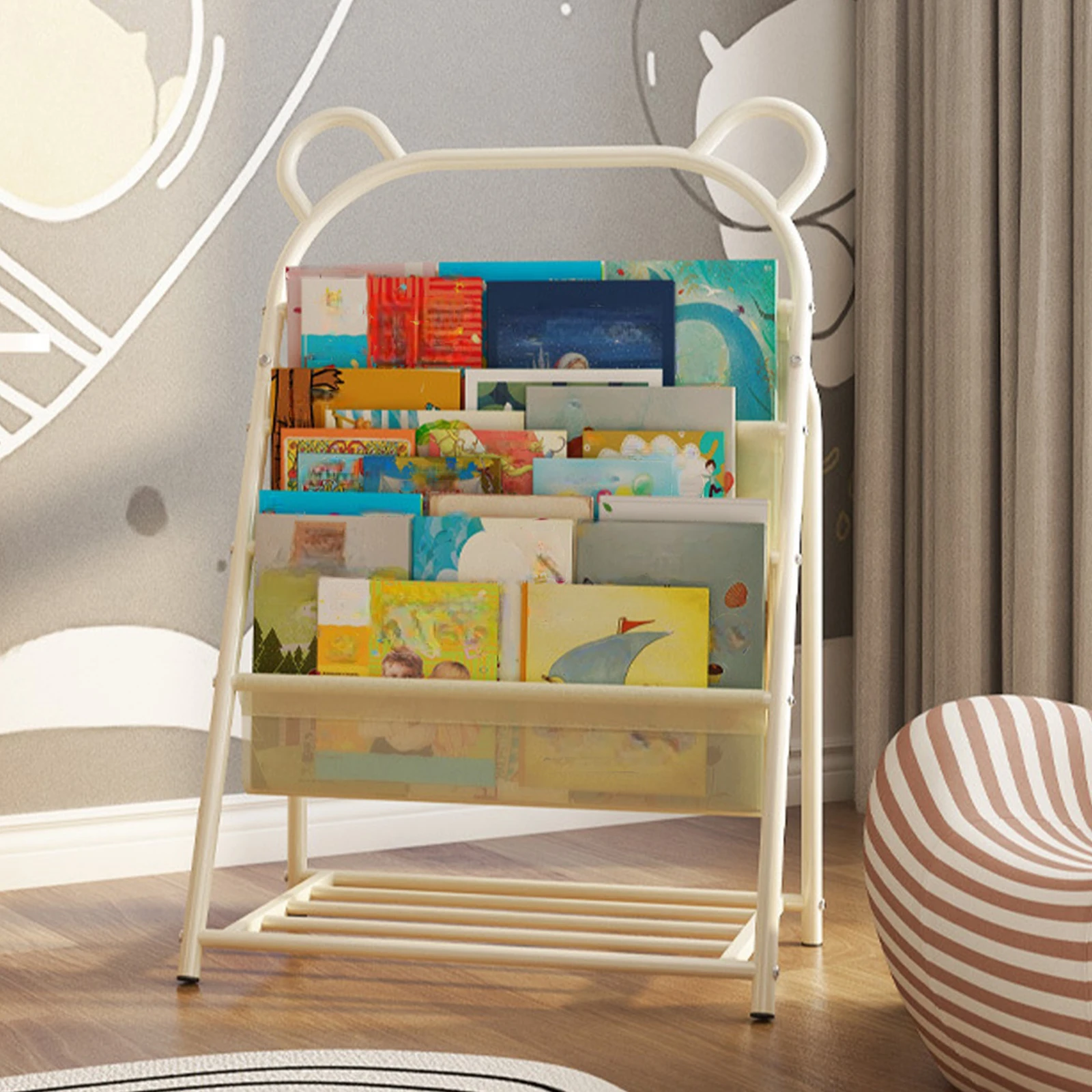 4-ярусный небольшой стеллаж для книг для малышей 60x37x96 см, отдельно стоящий книжный шкаф для детской, библиотеки, класса, игровой комнаты
4-ярусный небольшой стеллаж для книг для малышей 60x37x96 см, отдельно стоящий книжный шкаф для детской, библиотеки, класса, игровой комнаты