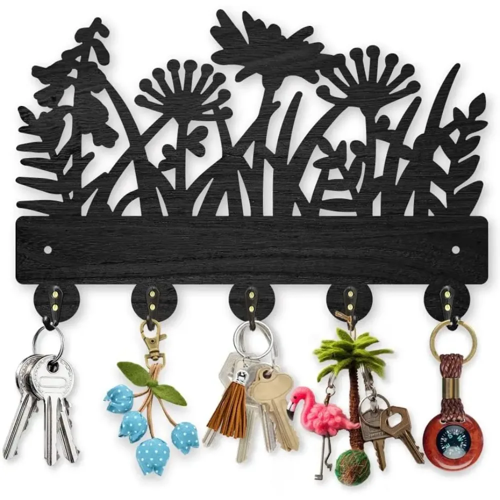 Wooden Wildflower Grass Key Holder Wall Mount Dandelion Plant Key Rack 11.8×7.8inch Flower Leaf Tussock Wall Art Decor
Wooden Wildflower Grass Key Holder Wall Mount Dandelion Plant Key Rack 11.8×7.8inch Flower Leaf Tussock Wall Art Decor