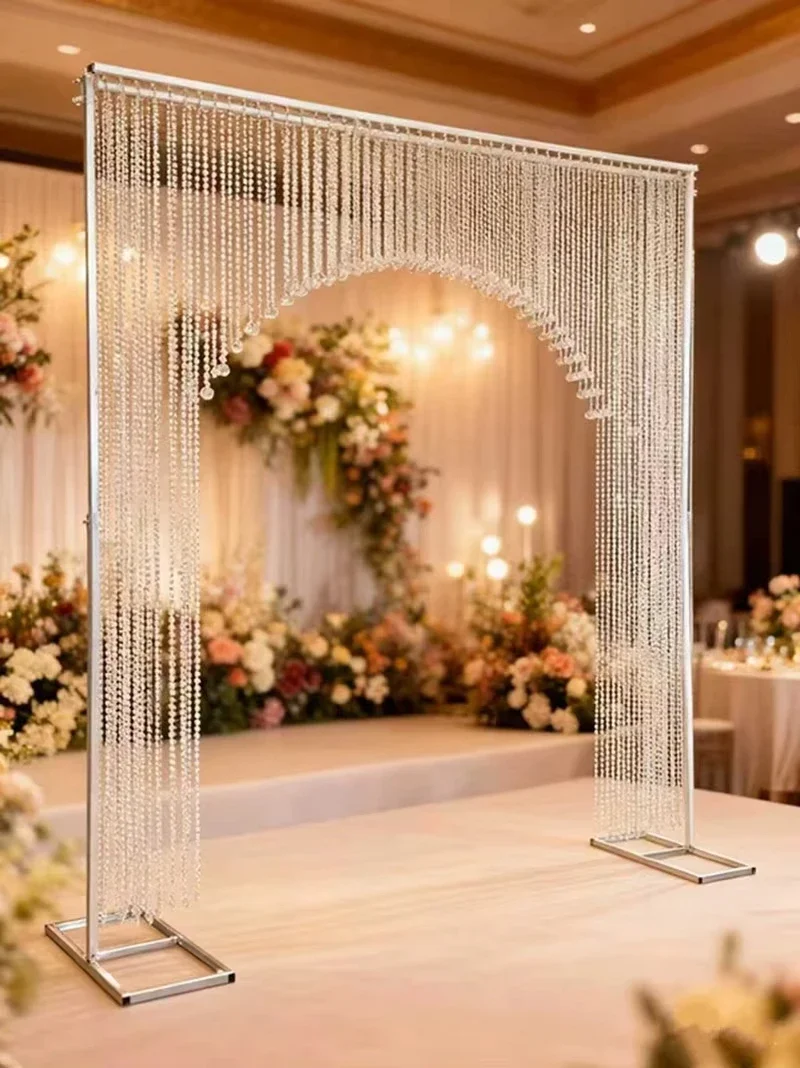 2026New Wedding Decoration Acrylic Bead Curtain Arch Luxury Crystal Door Backdrop Party Decor Stage Hall Ceiling Decor Props
2026New Wedding Decoration Acrylic Bead Curtain Arch Luxury Crystal Door Backdrop Party Decor Stage Hall Ceiling Decor Props