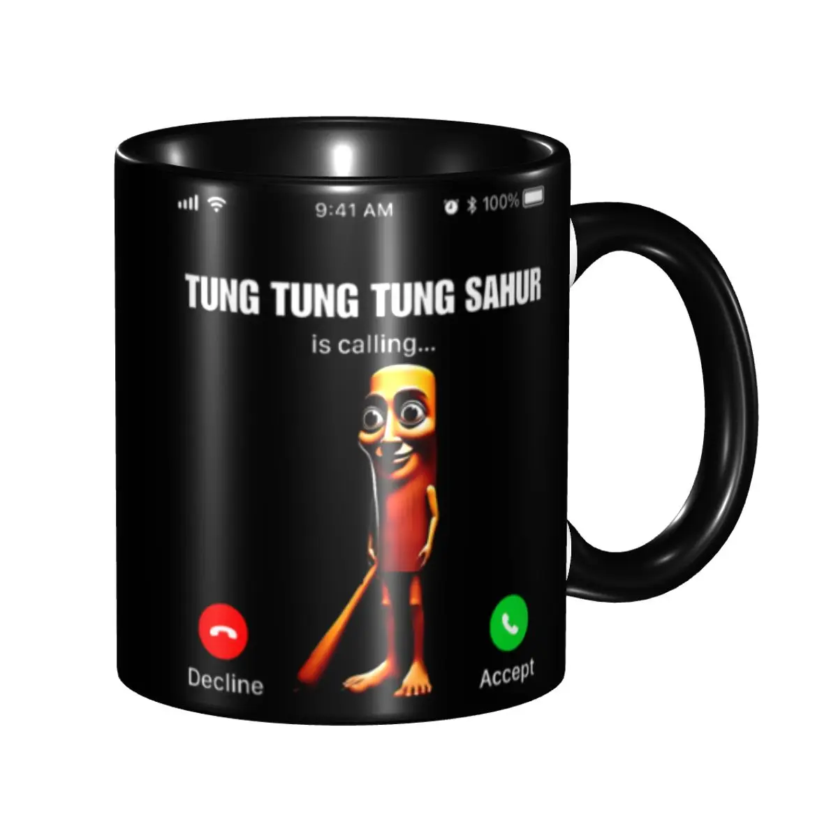 Tung Tung Tung Sahur Funny Meme Italian Brainrot Coffee Mugs DIY Customized Ceramic Milk Tea Mug
Tung Tung Tung Sahur Funny Meme Italian Brainrot Coffee Mugs DIY Customized Ceramic Milk Tea Mug