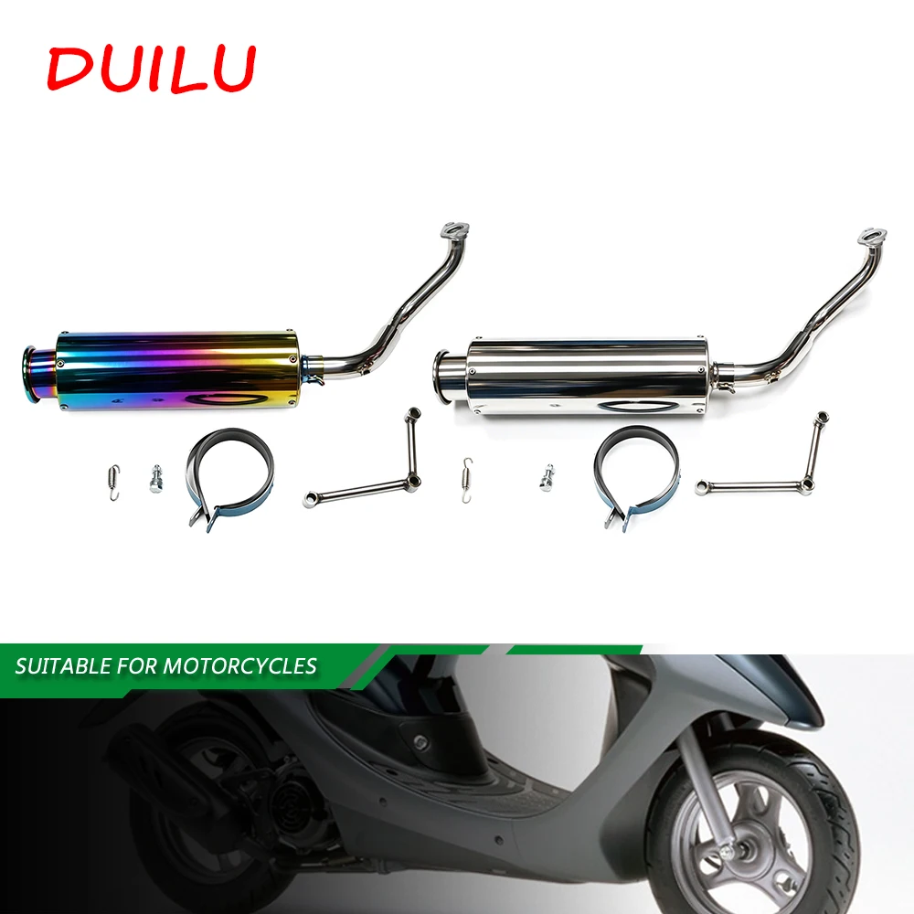 For Honda DIO AF34 AF35 ZX50 ZX 50 34/35/38 Stainless Steel Racing Exhaust Muffler Silence 2 Stroke Motorcycle Exhaust Pipe 50cc
For Honda DIO AF34 AF35 ZX50 ZX 50 34/35/38 Stainless Steel Racing Exhaust Muffler Silence 2 Stroke Motorcycle Exhaust Pipe 50cc