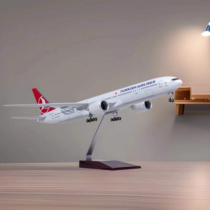 Children Toy Diecast Plastic Resin Plane Airplane 47cm 777 B777 Türkiye Airline Model W Light and Wheel F Collection Table
Children Toy Diecast Plastic Resin Plane Airplane 47cm 777 B777 Türkiye Airline Model W Light and Wheel F Collection Table