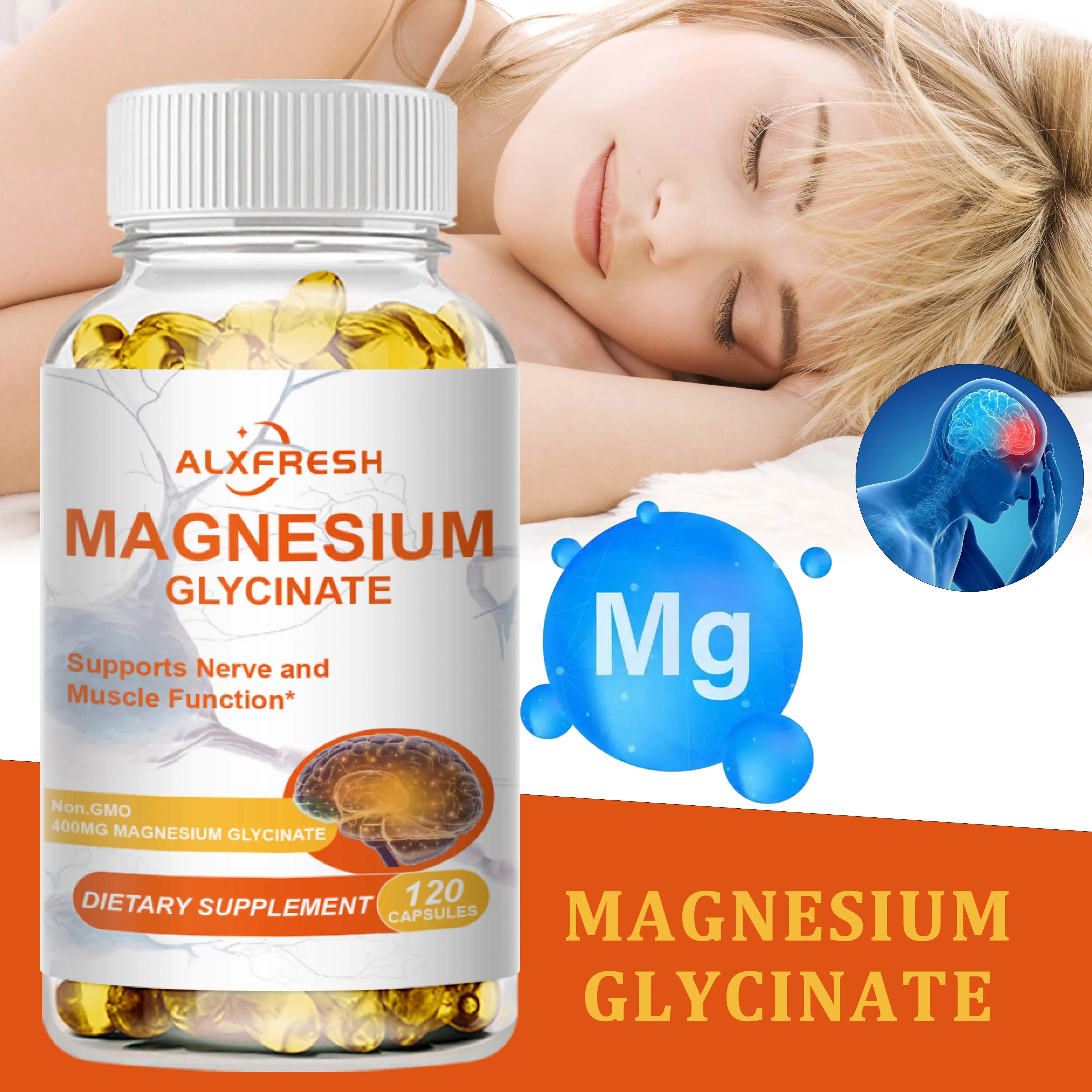 Alxfresh Magnesium Glycinate Sleep Quality Promotes for Cardiovascular Bones and Heart Healthy Improve intestine Functionality
Alxfresh Magnesium Glycinate Sleep Quality Promotes for Cardiovascular Bones and Heart Healthy Improve intestine Functionality