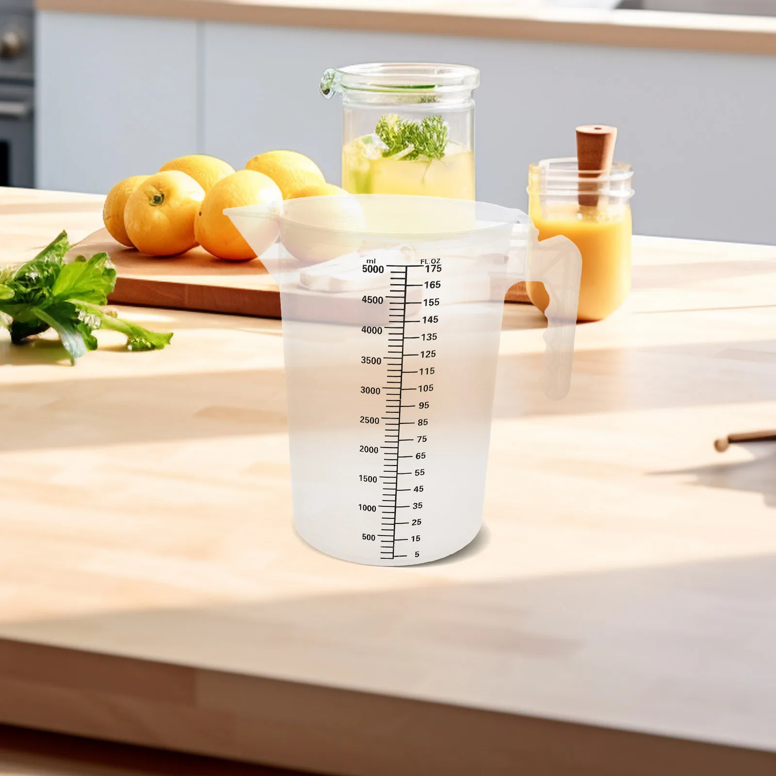 Large Capacity Transparent Measuring Cup Food Grade Plastic Liquid Pitcher Pour Spout Beverage Recipe Precise Scale Dustproof
Large Capacity Transparent Measuring Cup Food Grade Plastic Liquid Pitcher Pour Spout Beverage Recipe Precise Scale Dustproof