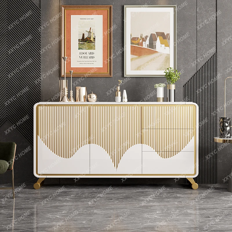 Light luxury modern high-end rock slab dining side cabinet tea cabinet entry living room aisle drawer locker
Light luxury modern high-end rock slab dining side cabinet tea cabinet entry living room aisle drawer locker