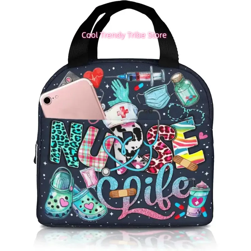Nurse Lunch Bags for Women, Nurse Theme for Women, Insulated Lunch Box Tote Bag Reusable Cooler Lunch Box for Nurse Gifts
Nurse Lunch Bags for Women, Nurse Theme for Women, Insulated Lunch Box Tote Bag Reusable Cooler Lunch Box for Nurse Gifts
