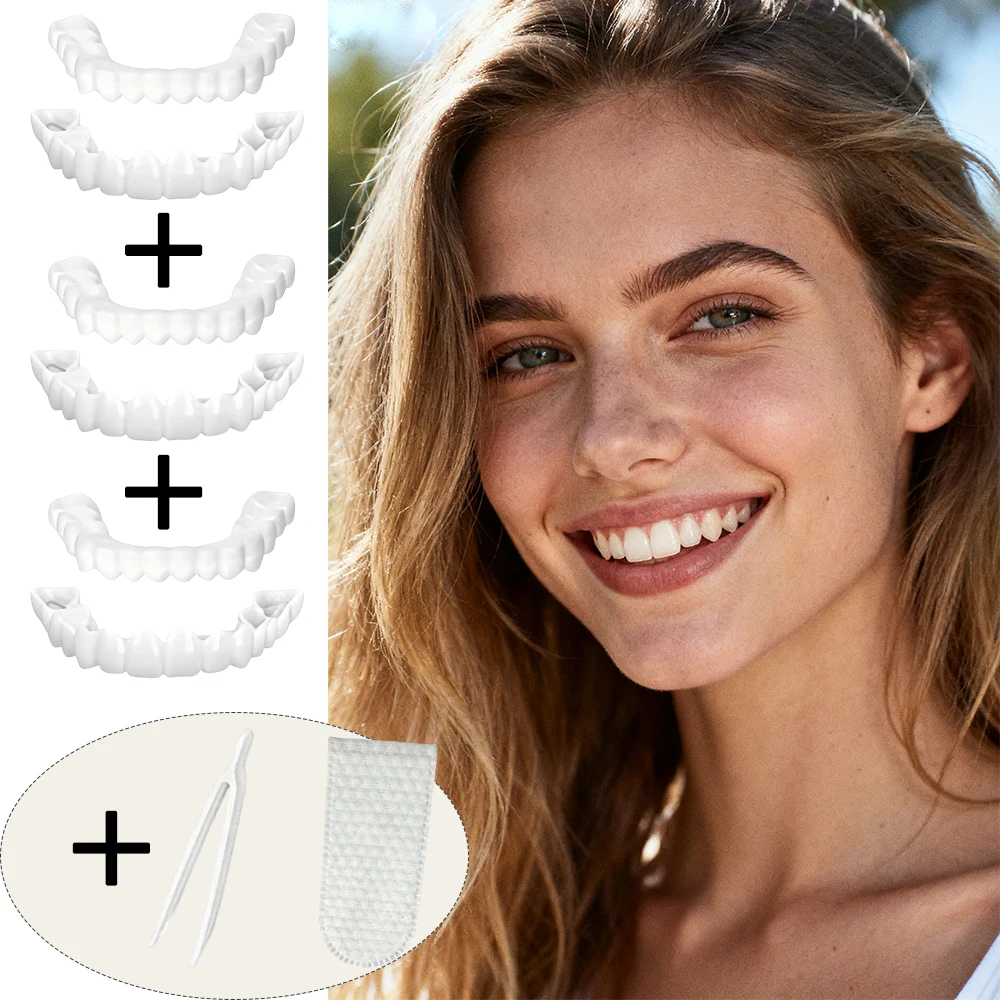 Playful Fun Style Teeth Veneers Reusable Instant Smile Whitening Whimsical Design for Casual Outings H2931
Playful Fun Style Teeth Veneers Reusable Instant Smile Whitening Whimsical Design for Casual Outings H2931