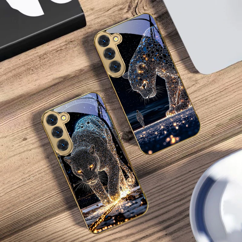 Giant Star Leopard For Samsung Galaxy S26 S20 FE S21 S22 S23Plus S24 Ultra 25Ultra S21+ S9 S22 S8 S23 Golden glass phone case
Giant Star Leopard For Samsung Galaxy S26 S20 FE S21 S22 S23Plus S24 Ultra 25Ultra S21+ S9 S22 S8 S23 Golden glass phone case