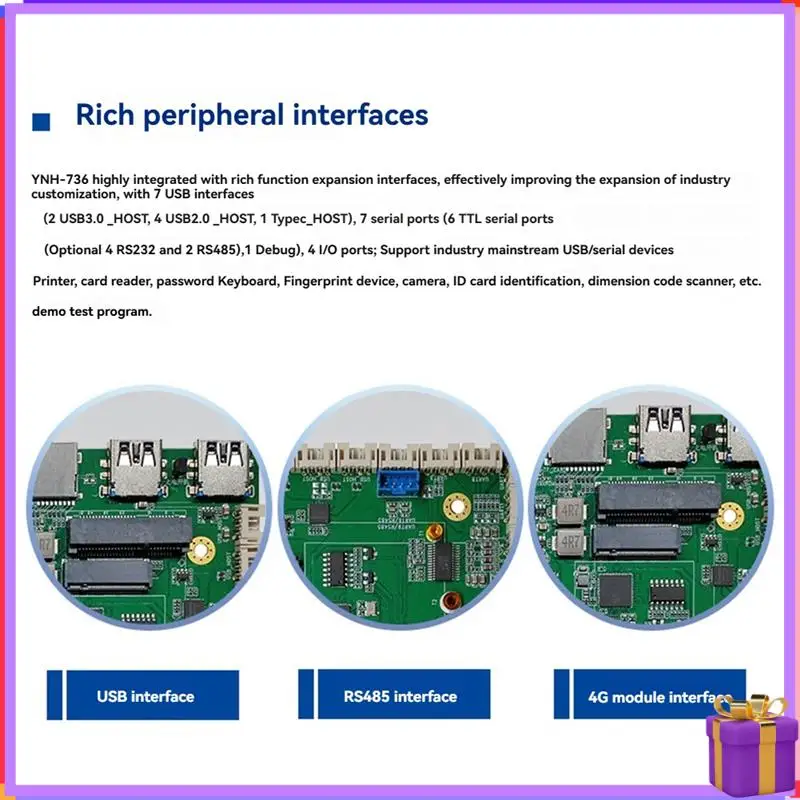 Advanced Rk3576 Android14 Motherboard Face Recognition Video Encoder Solution Development Board Industrial Control Motherboard
Advanced Rk3576 Android14 Motherboard Face Recognition Video Encoder Solution Development Board Industrial Control Motherboard