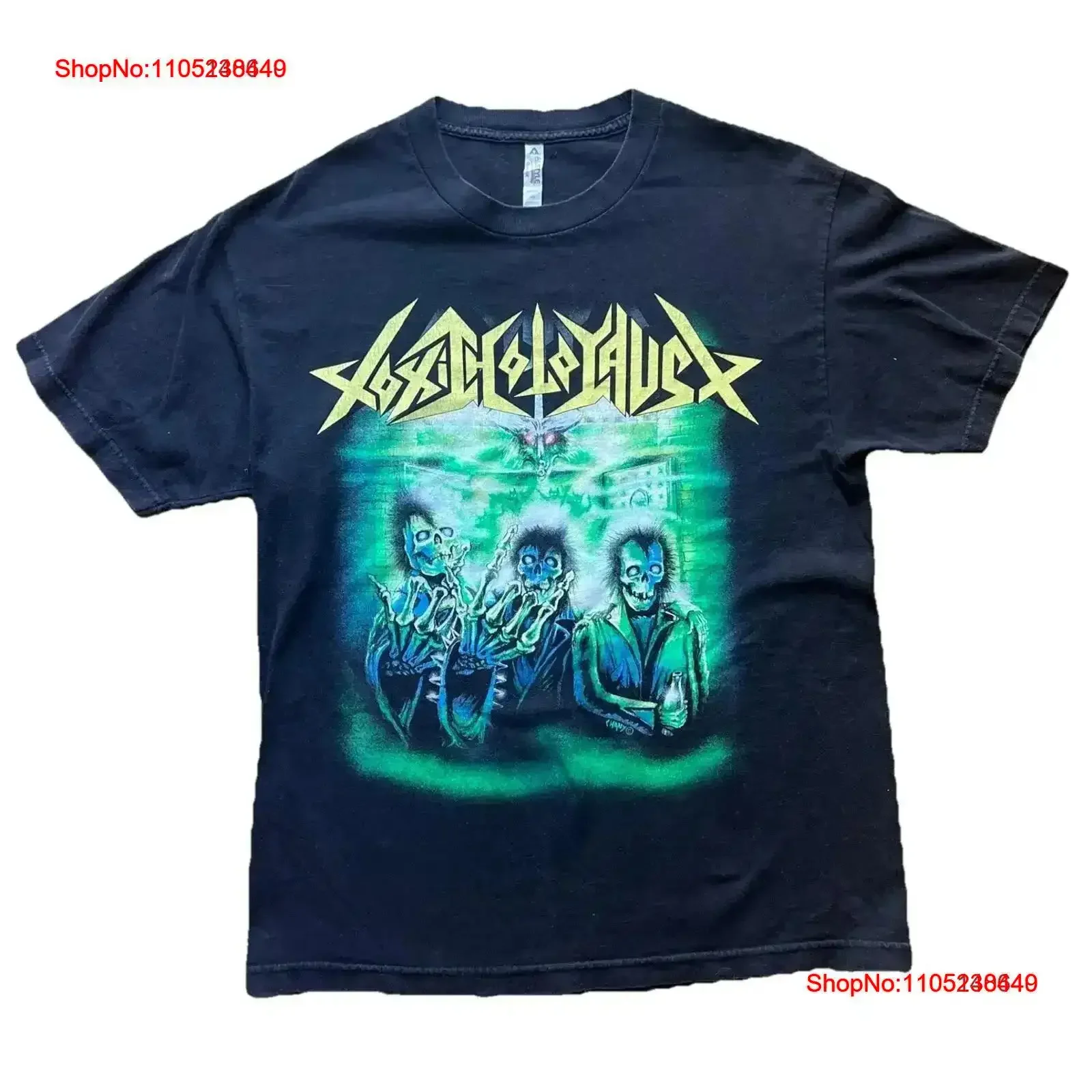 Винтажная футболка Alstyle Toxic Holocaust Skeleton Band, размеры от S до 5XL, ZL1679, стильная уличная одежда, повседневная винтажная одежда
Винтажная футболка Alstyle Toxic Holocaust Skeleton Band, размеры от S до 5XL, ZL1679, стильная уличная одежда, повседневная винтажная одежда