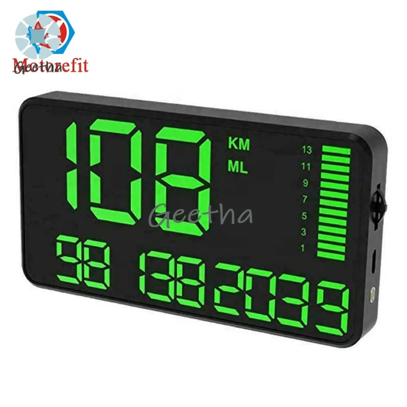 RTS GPS Speedometer 5.5"GPS Large Screen Speedometer MPH KM/h Mileage Alarm Clock Head up Display Speed Car Alarm System
RTS GPS Speedometer 5.5"GPS Large Screen Speedometer MPH KM/h Mileage Alarm Clock Head up Display Speed Car Alarm System