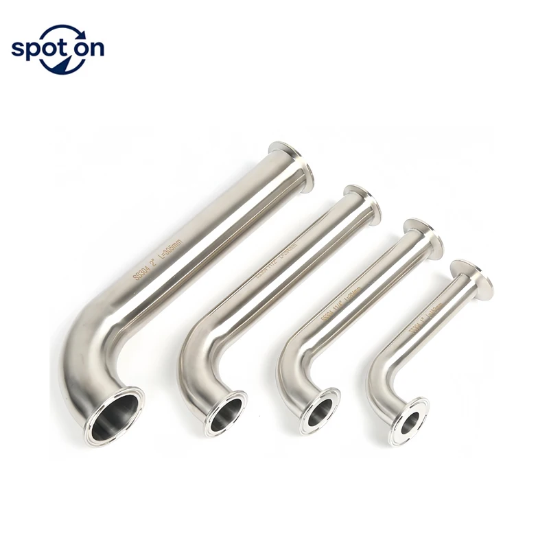 304/316L Stainless Steel 90 Degree Elbow Tri Clamp Long Extension OD 25 32 38 51mm Tube Sanitary Pipe Fitting Homebrew
304/316L Stainless Steel 90 Degree Elbow Tri Clamp Long Extension OD 25 32 38 51mm Tube Sanitary Pipe Fitting Homebrew