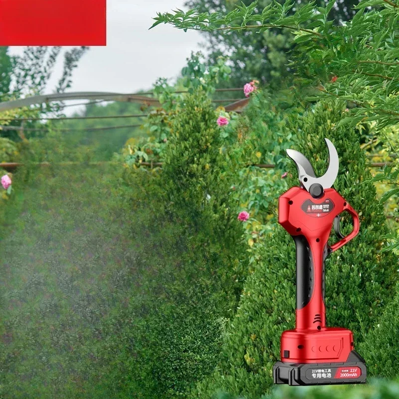 Electric pruning shears, rechargeable lithium battery, garden thick branch scissors
Electric pruning shears, rechargeable lithium battery, garden thick branch scissors