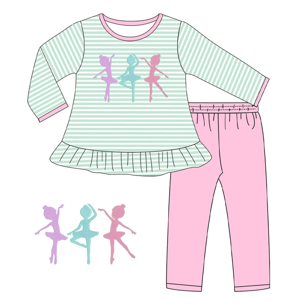 New Toddler Ballet Girls Clothing Long Sleeve Striped Tunic Top Pink Leggings Outfit With Baby Romper
New Toddler Ballet Girls Clothing Long Sleeve Striped Tunic Top Pink Leggings Outfit With Baby Romper