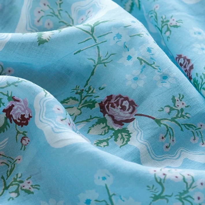 1yard lightweight and breathable Rose flower print tela dress cheongsam shirt diy fabric for clothing Natural Ramie fabric
1yard lightweight and breathable Rose flower print tela dress cheongsam shirt diy fabric for clothing Natural Ramie fabric