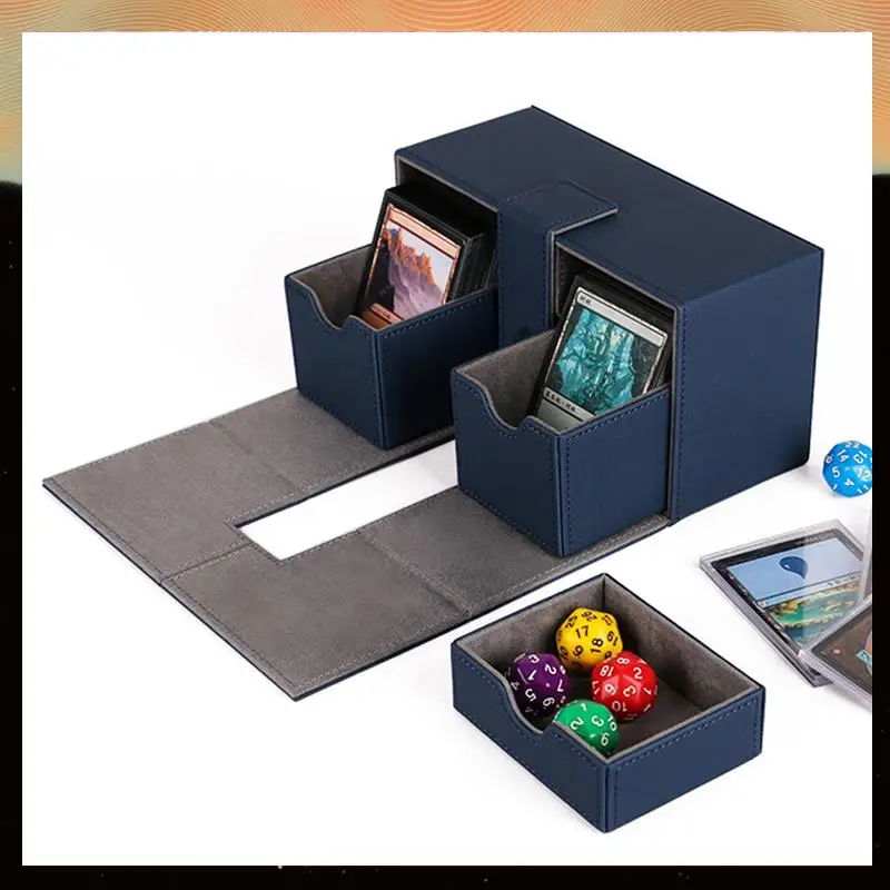 2X Ultra 200+Cards Deck Box PU Leather Board Games Cards Deck Case For Magicalalal The Cards MGT/Gathering Games,Blue-Y05A
2X Ultra 200+Cards Deck Box PU Leather Board Games Cards Deck Case For Magicalalal The Cards MGT/Gathering Games,Blue-Y05A