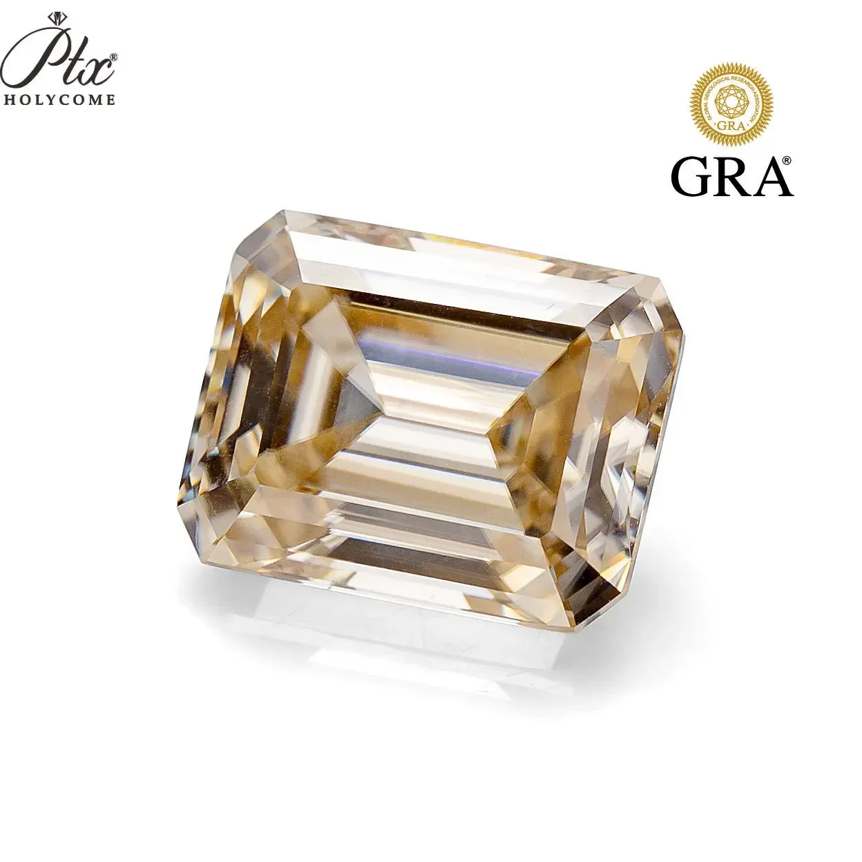 PTX 3x5-10x12 GRA Girdle Moissanite Diamond Loose Stones With Certificate Champagne Color VVS1 Clarity Emerald Cut Brilliant Cut
PTX 3x5-10x12 GRA Girdle Moissanite Diamond Loose Stones With Certificate Champagne Color VVS1 Clarity Emerald Cut Brilliant Cut