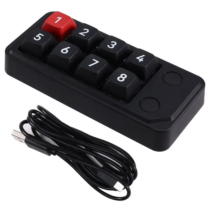 New!Single Handed Keyboards Gaming Keyboards For Computers, Game Consoles Black 815B
New!Single Handed Keyboards Gaming Keyboards For Computers, Game Consoles Black 815B