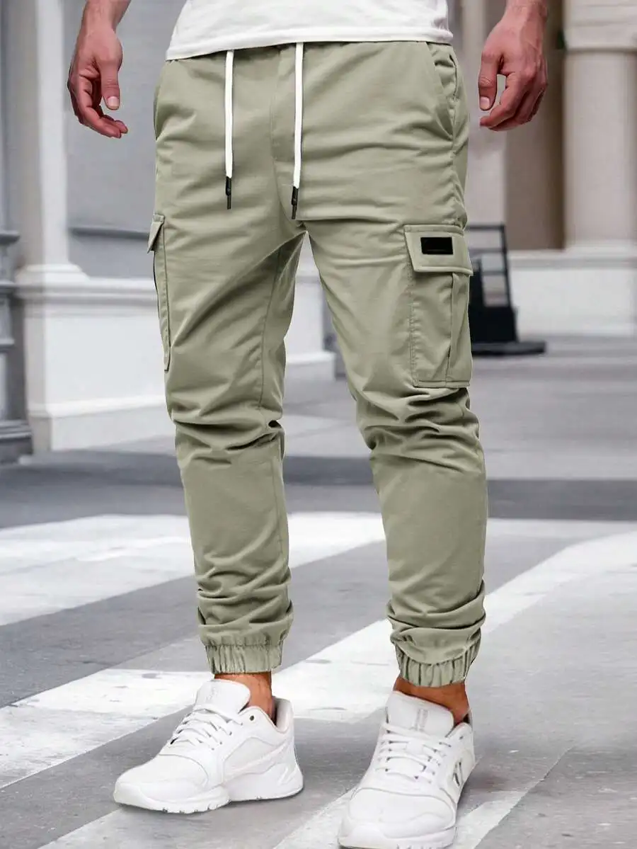 Mens Casual Drawstring Waist Cargo Pants Lightweight Straight Fit
Mens Casual Drawstring Waist Cargo Pants Lightweight Straight Fit