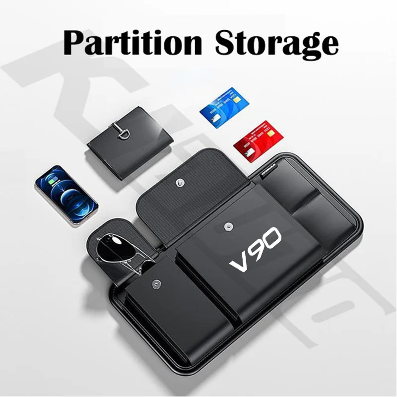 Luxury Car Sun Visor Organizer Leahter Multi-Pocket Auto Storage Glasses Box Ticket Card Holder Storage Bag for Volvo V90
Luxury Car Sun Visor Organizer Leahter Multi-Pocket Auto Storage Glasses Box Ticket Card Holder Storage Bag for Volvo V90