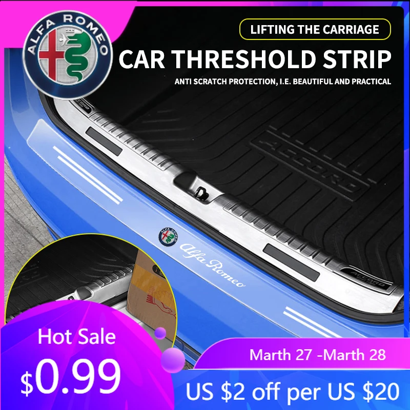 Защитная прозрачная наклейка на задний бампер для автомобилей Alfa Romeo Giulia, Stelvio, Giulietta, 159, 147, 156, 166
Защитная прозрачная наклейка на задний бампер для автомобилей Alfa Romeo Giulia, Stelvio, Giulietta, 159, 147, 156, 166