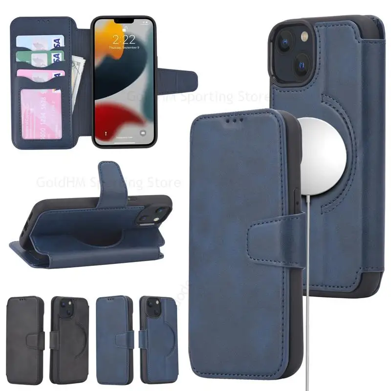 Funda для iPhone 14 Pro Max, магнитный кожаный чехол Magsafe для Apple 13 Pro Max, беспроводная зарядка Magsafing, откидной чехол-кошелек
Funda для iPhone 14 Pro Max, магнитный кожаный чехол Magsafe для Apple 13 Pro Max, беспроводная зарядка Magsafing, откидной чехол-кошелек