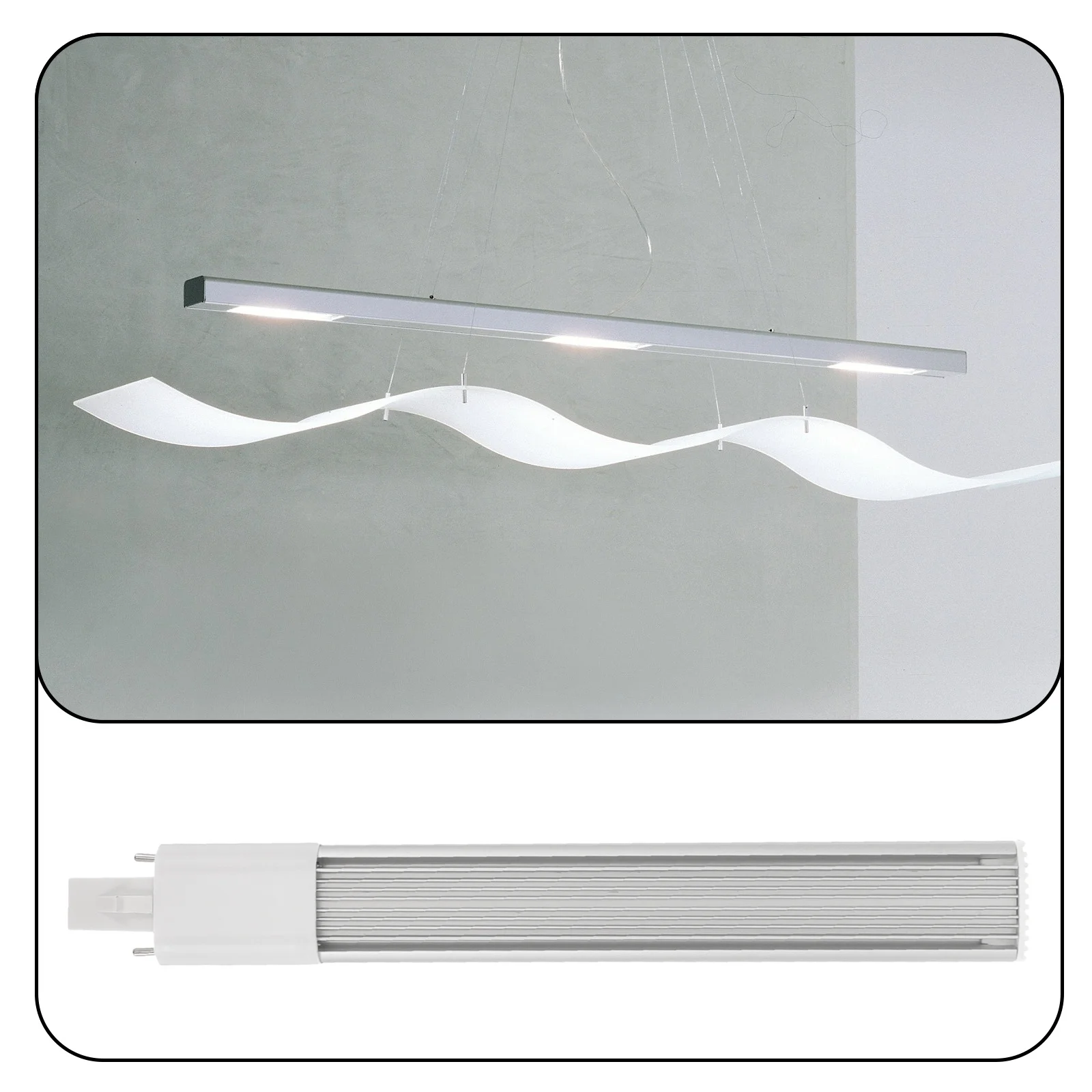 Led Light Bar 6000K Flat Tube Lamp For Home Replacement Ultra-Thin Led Strip Bulb Lights Bar Lamp Tube Bulb
Led Light Bar 6000K Flat Tube Lamp For Home Replacement Ultra-Thin Led Strip Bulb Lights Bar Lamp Tube Bulb