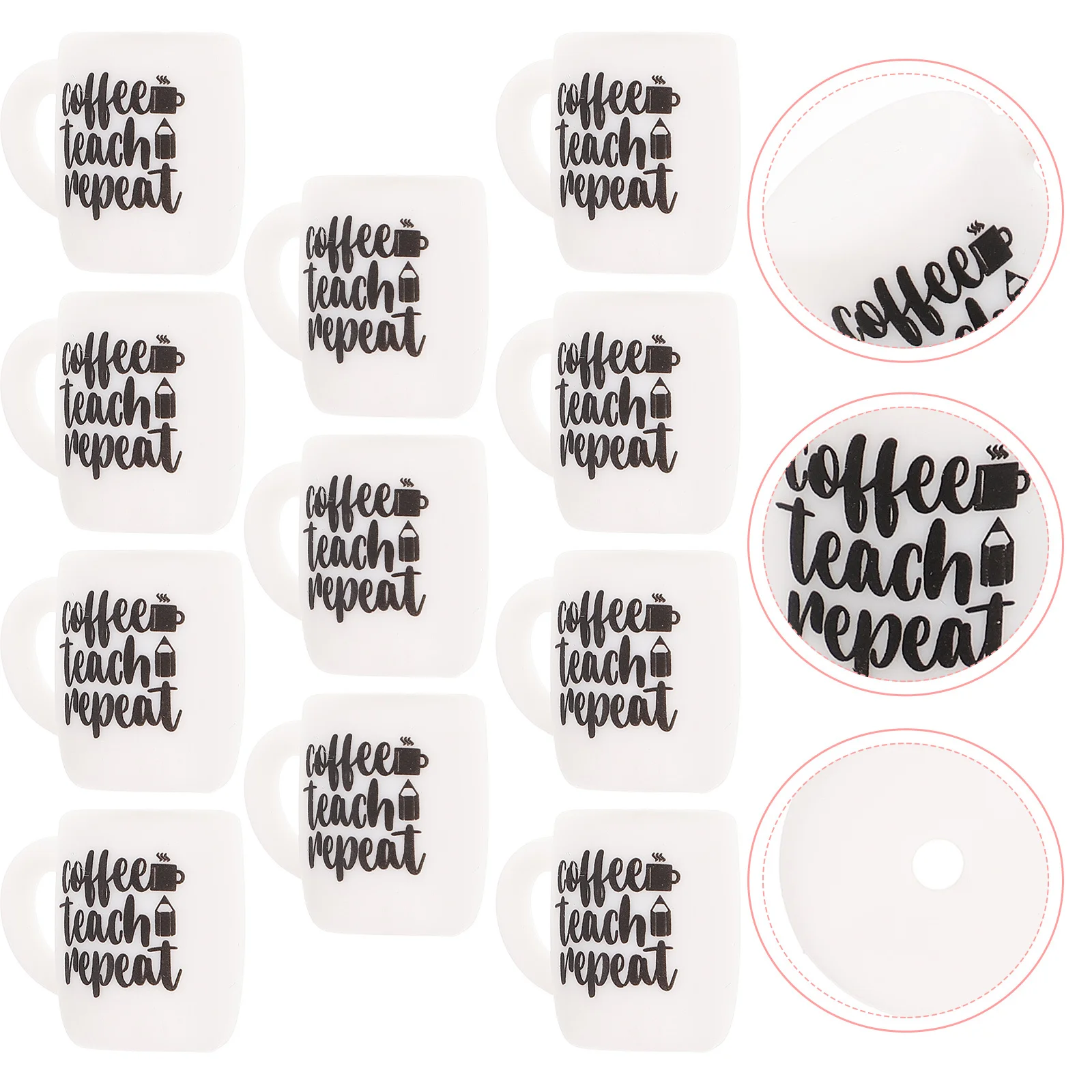 10pcs Silicone Accessories Multi-Use Diy Loose Beads For Jewelry Keychain Crafting Mug Decor Cartoon Spacer Beads
10pcs Silicone Accessories Multi-Use Diy Loose Beads For Jewelry Keychain Crafting Mug Decor Cartoon Spacer Beads