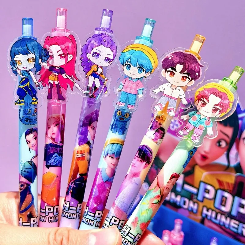 Anime Cartoon 0.5mm Black Pen with Various Styles, Stretch Rubber Pen, Office Supplies, Student Learning Stationery Supplies
Anime Cartoon 0.5mm Black Pen with Various Styles, Stretch Rubber Pen, Office Supplies, Student Learning Stationery Supplies