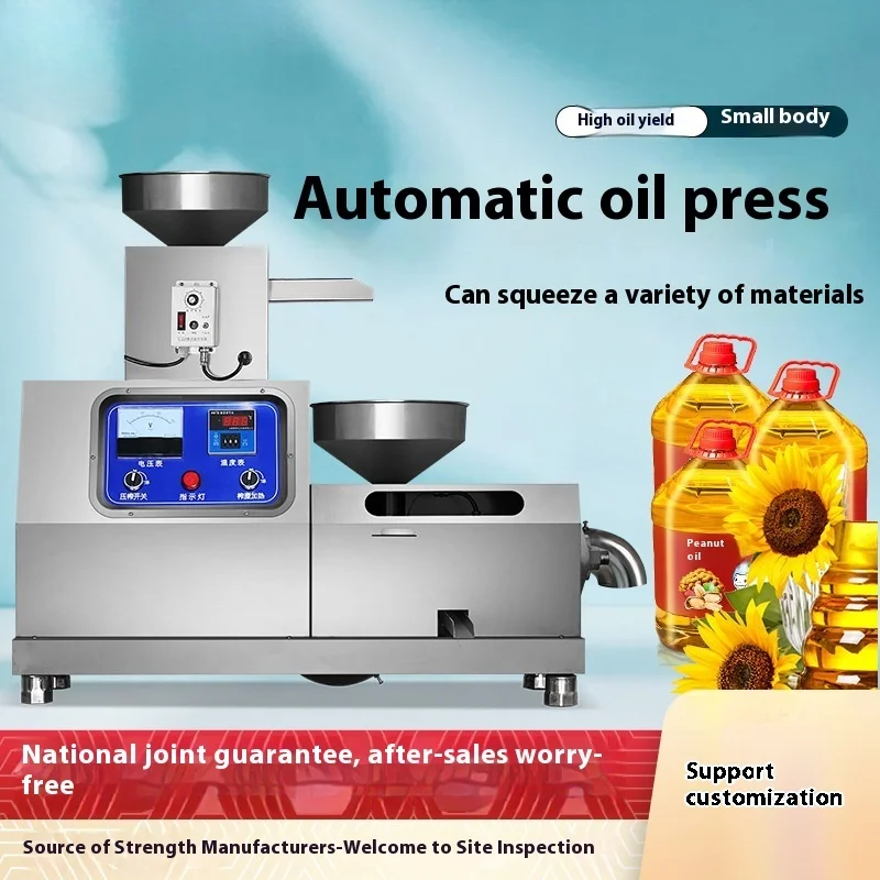 Oil Household And Commercial Continuous Press Rapeseed Peanut Sesame Oil Press Fully Automatic Oil Press
Oil Household And Commercial Continuous Press Rapeseed Peanut Sesame Oil Press Fully Automatic Oil Press